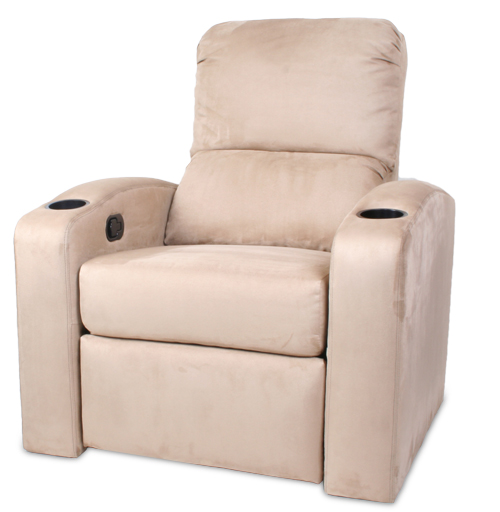 Custom Home Theater Chair Beige